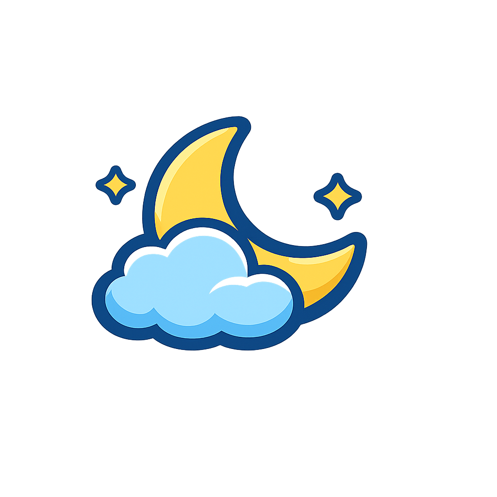 Calm and bedtime mode illustration