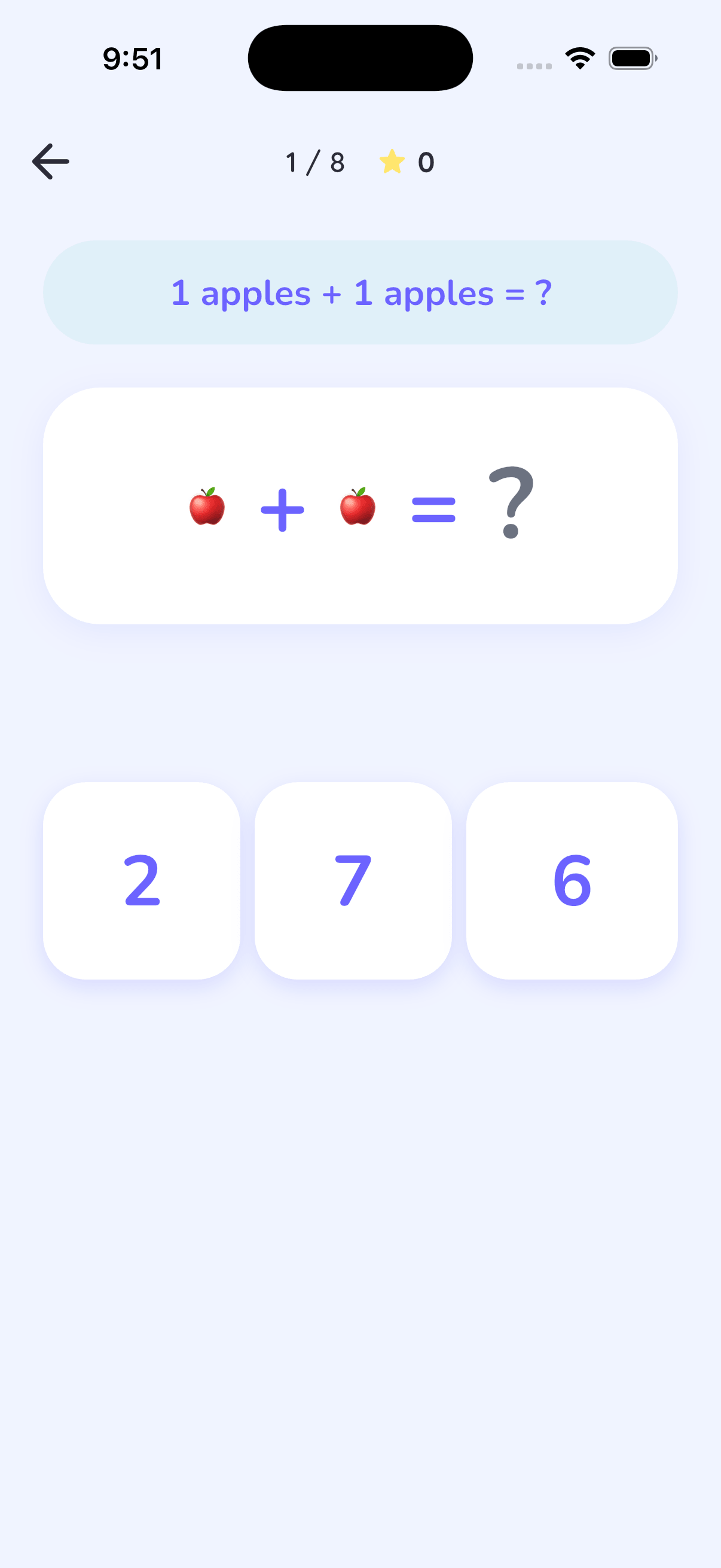 Simple addition challenge